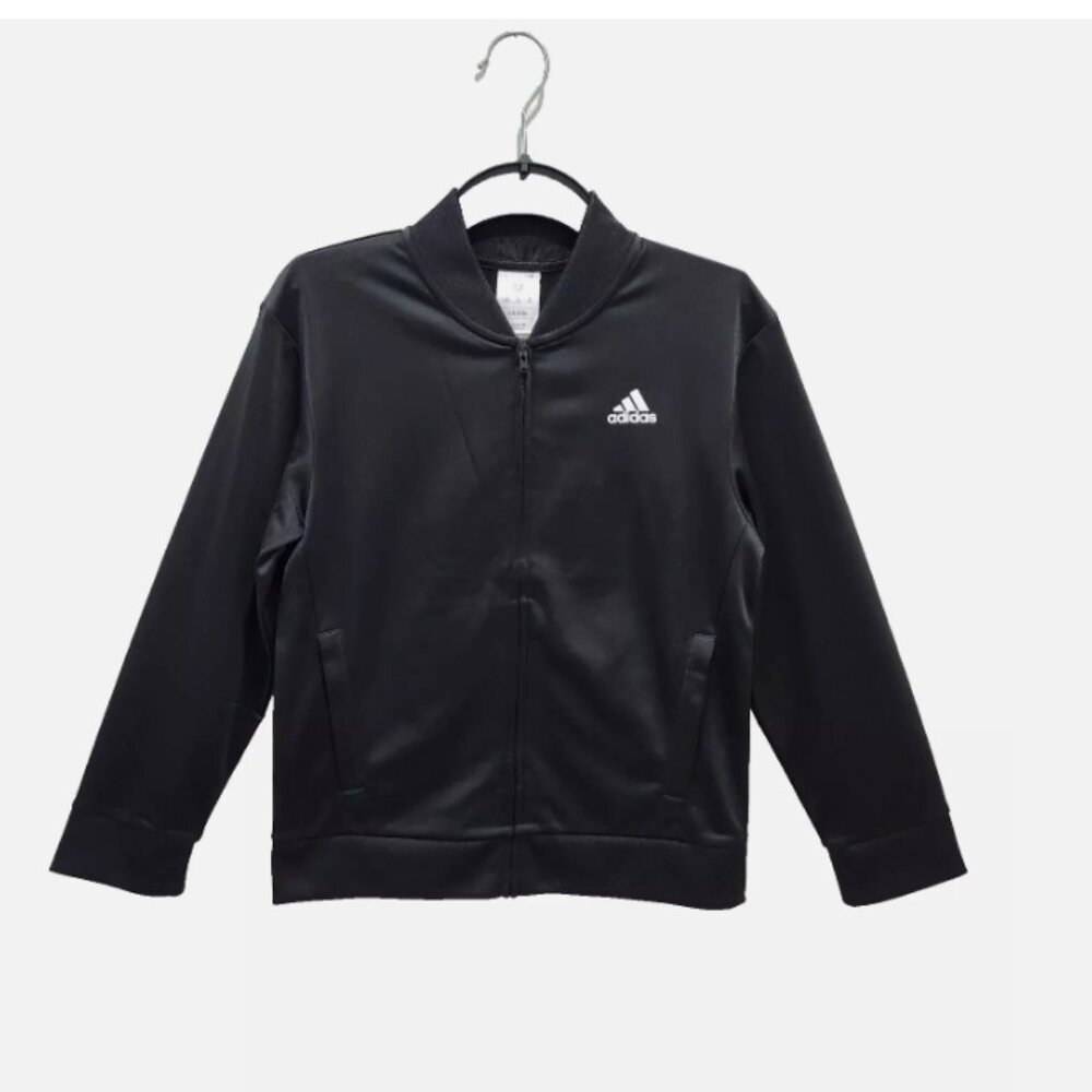 Adidas Youth Bomber Track Jacket Size Medium (10/12) with Pockets